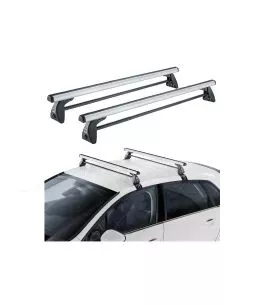 Μπάρες Οροφής Αλουμινίου CRUZ 924-012 Optima Alu T-108cm Ασημί 2 Τεμάχια 