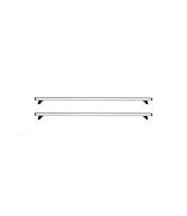 Μπάρες Οροφής Αλουμινίου CRUZ 924-026 Optima Alu S-128cm Ασημί 2 Τεμάχια 