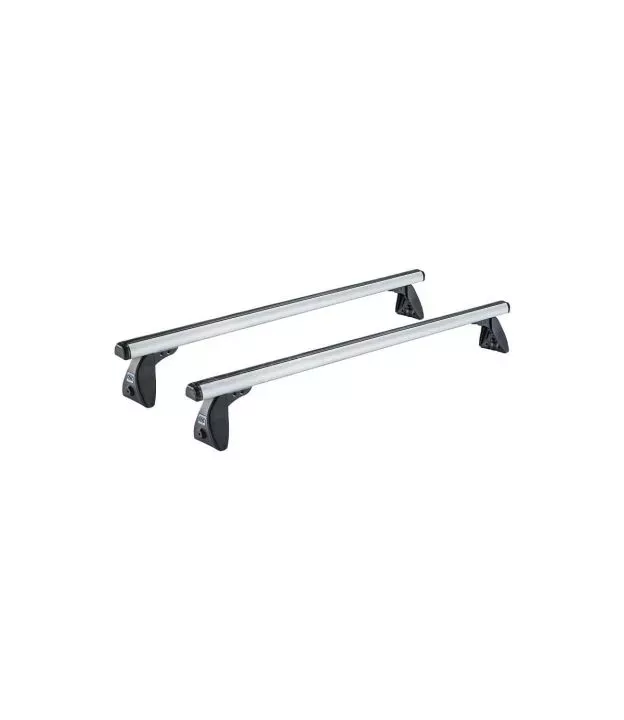 Μπάρες Οροφής Αλουμινίου CRUZ 924-026 Optima Alu S-128cm Ασημί 2 Τεμάχια