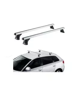 Μπάρες Οροφής Αλουμινίου CRUZ 924-760 Oplus AX-118cm Ασημί 2 Τεμάχια 
