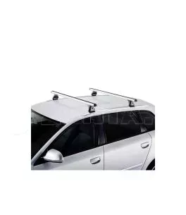 Μπάρες Οροφής Αλουμινίου CRUZ 924-760 Oplus AX-118cm Ασημί 2 Τεμάχια 