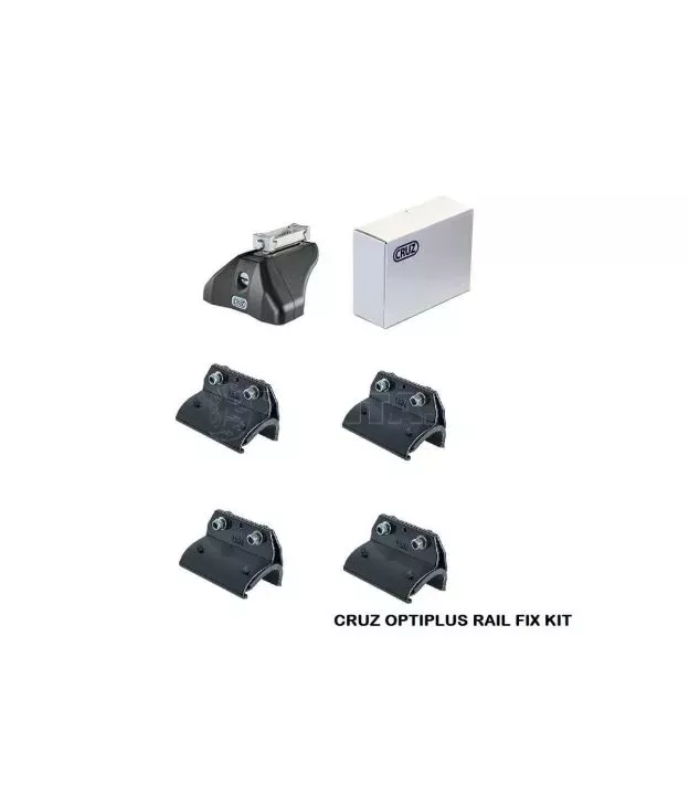 Πόδια / Άκρα Για Μπάρες Οροφής CRUZ Optiplus Rail FIX 936-608 Για Hyundai Bayon 5d 21+ Με Ενσωματωμένο Railing Σετ 4 Τεμάχια