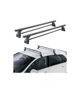 Μπάρες Οροφής Σιδερένιες CRUZ 921-004 Optima 0T-140cm Μαύρες 2 Τεμάχια 