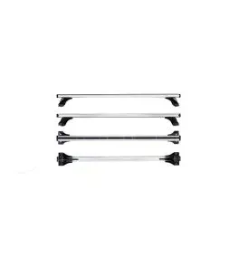 Μπάρες Οροφής Αλουμινίου CRUZ 924-093 Alu Cargo AF-158cm Ασημί 2 Τεμάχια 