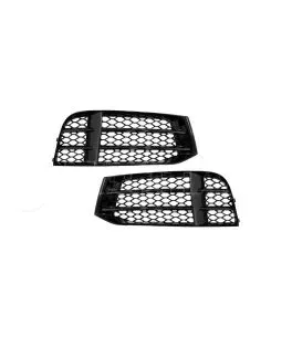 Δίχτυ Προφυλακτήρα Εμπρός Πλαινό Για Audi A5 8T 08-16 Για Τον RS5 Προφυλακτήρα Γυαλιστερό Μαύρο Αριστερό & Δεξί 2 Τεμάχια 