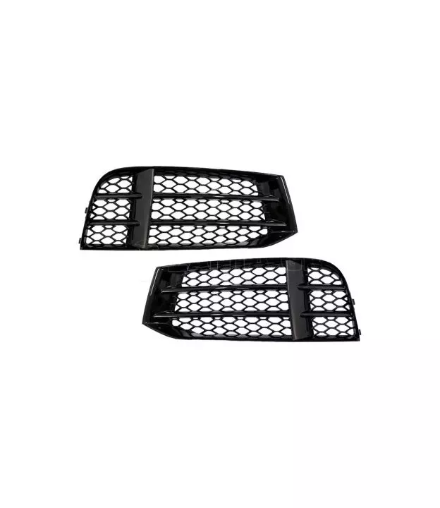 Δίχτυ Προφυλακτήρα Εμπρός Πλαινό Για Audi A5 8T 08-16 Για Τον RS5 Προφυλακτήρα Γυαλιστερό Μαύρο Αριστερό & Δεξί 2 Τεμάχια