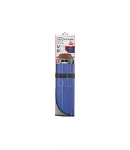 Ηλιοπροστασία Παρμπρίζ Αλουμινίου Μπλε Matte Large MATTBLU 145 x70 cm 1 Τεμάχιο 