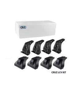 Πόδια / Άκρα Για Μπάρες & Σχάρες Οροφής CRUZ LCV 934-309 Για Fiat Doblo Normal /Maxi 10-15, 15+ / Opel Combo D 12-18 Σετ 4 Τεμάχ 