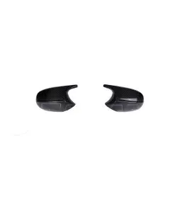 Καπάκια Καθρεφτών Για Bmw 1 E87/E81/E82/E88, 3 E90, E91 05-08 / E92, E93 06-10 M3/M4 Look Carbon Μαύρο 2 Τεμάχια 