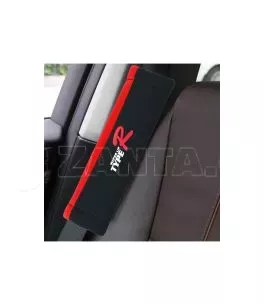 Μαξιλαράκια Ζώνης Ασφαλείας Type-R Μαύρο / Κόκκινο Ζευγάρι 2 Τεμάχια 41125 