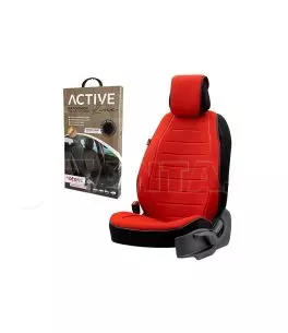 Πλατοκάθισμα Αυτοκινήτου Otom Active Line Ύφασμα Lacoste Ανάγλυφο Κόκκινο ACTL-104 1 Τεμάχιο 