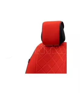 Πλατοκάθισμα Αυτοκινήτου Otom Active Pro Ύφασμα Lacoste Ανάγλυφο Καπιτονέ Κόκκινο ACTP-104 1 Τεμάχιο 