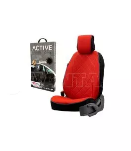 Πλατοκάθισμα Αυτοκινήτου Otom Active Pro Ύφασμα Lacoste Ανάγλυφο Καπιτονέ Κόκκινο ACTP-104 1 Τεμάχιο 
