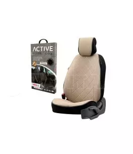 Πλατοκάθισμα Αυτοκινήτου Otom Active Pro Ύφασμα Lacoste Ανάγλυφο Καπιτονέ Μπεζ ACTP-103 1 Τεμάχιο 