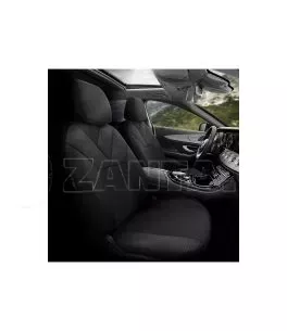 Καλύμματα Αυτοκινήτου Otom Tempo Design Universal Βαμβακερό Ύφασμα Rachel Σετ Εμπρός / Πίσω 11 Τεμαχίων Μαύρο TMP-1501 