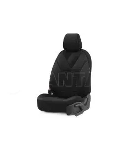 Καλύμματα Αυτοκινήτου Otom Tempo Design Universal Βαμβακερό Ύφασμα Rachel Σετ Εμπρός / Πίσω 11 Τεμαχίων Μαύρο TMP-1501 