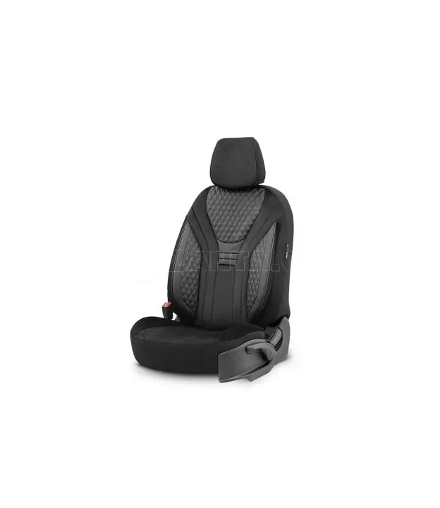 Καλύμματα Αυτοκινήτου Otom Infinity Design Universal Sued / Δερματίνη Καπιτονέ / Rachel Σετ Εμπρός / Πίσω 11 Τεμαχίων Μαύρο INF-