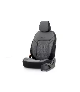 Καλύμματα Αυτοκινήτου Otom Reflective Design Universal Jacquard / Rachel / Δερματίνη Σετ Εμπρός / Πίσω 11 Τεμαχίων Μαύρο - Σκούρ 