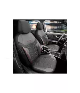 Καλύμματα Αυτοκινήτου Otom Reflective Design Universal Jacquard / Rachel / Δερματίνη Σετ Εμπρός / Πίσω 11 Τεμαχίων Μαύρο Με Κόκκ 
