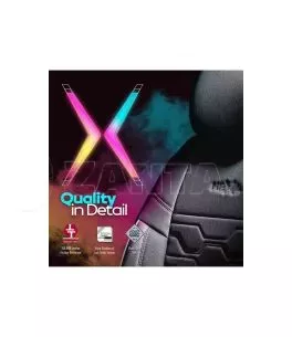 Καλύμματα Αυτοκινήτου Otom Hexa Design Universal Jacquard / Rachel / Δερματίνη Σετ Εμπρός / Πίσω 11 Τεμαχίων Μαύρο - Γκρι HEX-28 