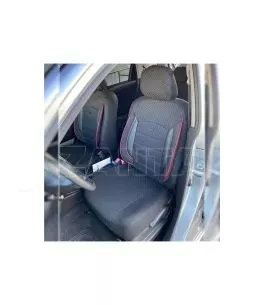 Καλύμματα Αυτοκινήτου Otom Sport Plus Design Universal Βαμβακερό Ύφασμα / Rachel / Δερματίνη Σετ Εμπρός / Πίσω 11 Τεμαχίων Μαύρο 