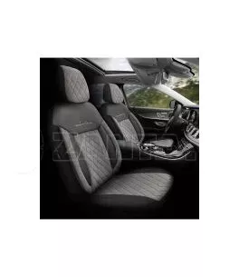 Καλύμματα Αυτοκινήτου Otom Comfortline VIP Design Universal Sued / Rachel / Δερματίνη Καπιτονέ Σετ Εμπρός / Πίσω 11 Τεμαχίων Μαύ 