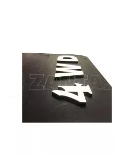 Λασπωτήρες 4X4 "4WD" Universal  26x44cm 20302 2 Τεμάχια 