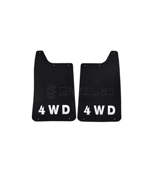 Λασπωτήρες 4X4 "4WD" Universal 26x44cm 20302 2 Τεμάχια