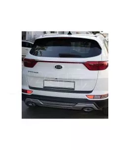 Προστατευτικό Πίσω Προφυλακτήρα Για Kia Sportage 2016-2018 Από Abs Πλαστικό Μαύρο 