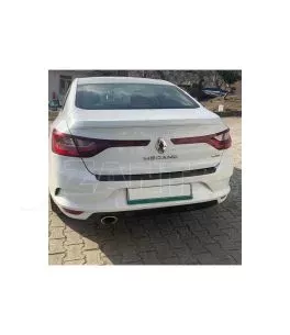 Προστατευτικό Πίσω Προφυλακτήρα Για Renault Megane IV 2016+ Sedan Από Abs Πλαστικό Μαύρο 