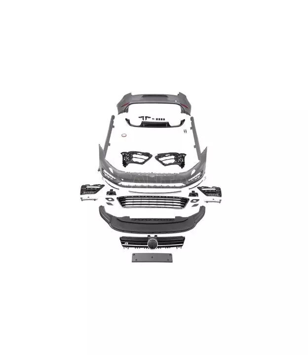 Body Kit Για VW Golf VII (7) 13-17 R-Line Look Σετ Με Μάσκα & Led Daylights
