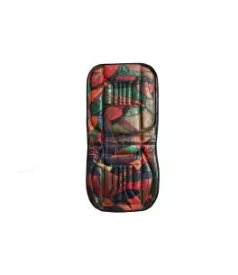 Πλατοκάθισμα Αυτοκινήτου ''Camouflage'' 100% Δερμάτινο Καφέ-Εμπριμέ 1 Τεμάχιο 11049 