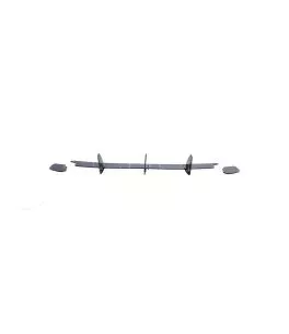 Diffuser Πίσω Προφυλακτήρα Για VW Golf VI (6) 08-13 Για GTI Έκδοση Γυαλιστερό Μαύρο 3 Bars & 2 Side Splitters Από Πλαστικό 3 Τεμ 