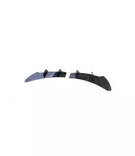 Diffuser Πίσω Προφυλακτήρα Για VW Golf VI (6) 08-13 Για R20 Έκδοση Γυαλιστερό Μαύρο 4 Bars Από Πλαστικό 2 Τεμάχια 