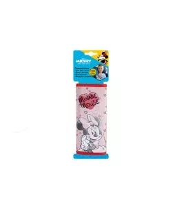 Μαξιλαράκι Ζώνης Ασφαλείας  Minnie Mouse ''Καρδιές'' Βελούδινο Ροζ 1 Τεμάχιο 