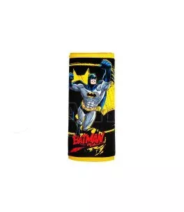Μαξιλαράκι Ζώνης Ασφαλείας Batman Βελούδινο Μαύρο-Κίτρινο 1 Τεμάχιο 