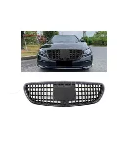 Μάσκα Για Mercedes-Benz E-Class W213 16-20 Exclusive Maybach Look Γυαλιστερό Μαύρο 1 Τεμάχιο 