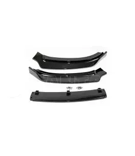 Μπροστινό Spoiler Για Audi A4 B8 11-15 Facelift Γυαλιστερό Μαύρο 3 Τεμάχια 