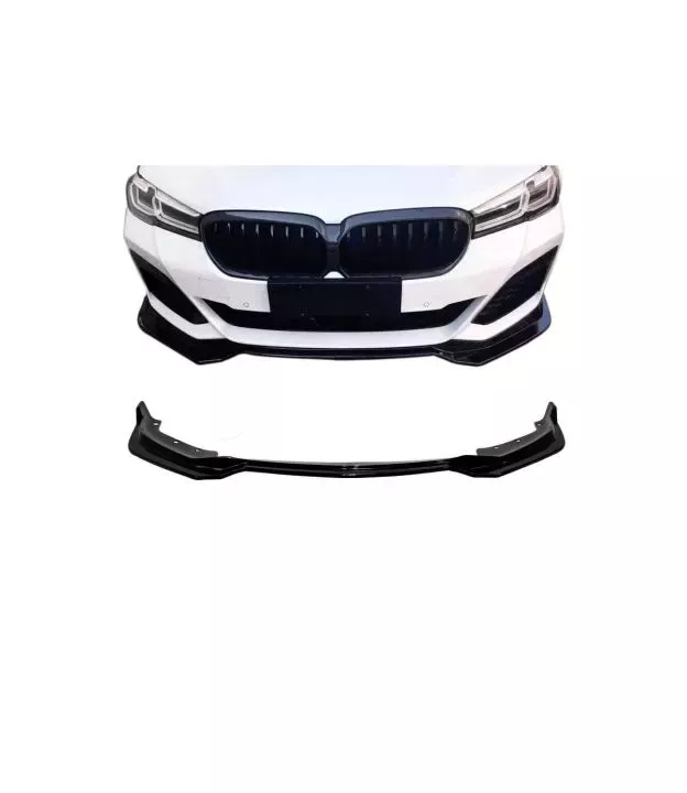 Μπροστινό Spoiler Για Bmw 5 G30/G31 17+ M-Packet Γυαλιστερό Μαύρο 2 Τεμάχια