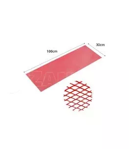 Σίτα Προφυλακτήρα Universal Αλουμινίου 100x30cm Κόκκινο 1 Τεμάχιο 
