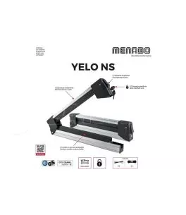 Μπάρες Βάσεις Σκι / Snowboard Αλουμινίου Menabo Yelo 4 (4 Ζεύγη Σκι ή 2 Snowboards) 2 Τεμάχια 