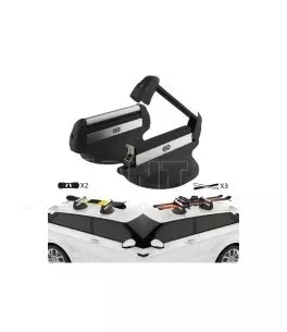 Μπάρες Βάσεις Σκι / Snowboard Μαγνητικές CRUZ 940-294 (3 Ζεύγη Σκι ή 2 Snowboards) 2 Τεμάχια 