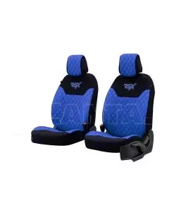 Ημικαλύμματα Μπροστινών Καθισμάτων Otom RSX Sport  Ύφασμα Κεντητό Καπιτονέ Μπλε / Μαύρο RSXL-105 2 Τεμάχια 