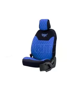 Ημικαλύμματα Μπροστινών Καθισμάτων Otom RSX Sport  Ύφασμα Κεντητό Καπιτονέ Μπλε / Μαύρο RSXL-105 2 Τεμάχια 
