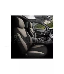 Καλύμματα Αυτοκινήτου Otom Ruby Design Universal Βαμβακερό Ύφασμα Rachel Σετ Εμπρός / Πίσω 11 Τεμαχίων Μαύρο / Μπεζ RBY-1203 