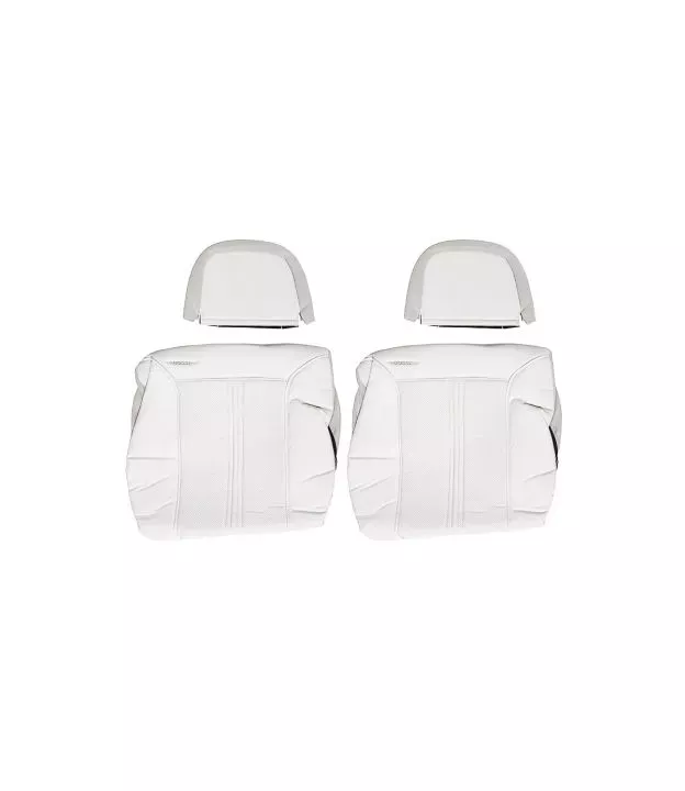 Ημικαλύμματα Μπροστινών Καθισμάτων "Bossi" PVC - Oxford Cold White - Λευκό Του Πάγου 5044-3 2 Τεμάχια