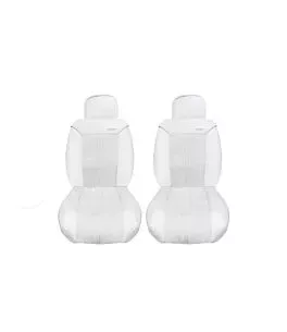 Ημικαλύμματα Μπροστινών Καθισμάτων "Bossi" PVC - Oxford Cold White - Λευκό Του Πάγου 5044-3 2 Τεμάχια 