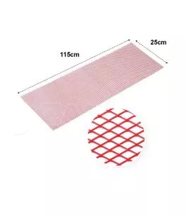 Σίτα Προφυλακτήρα Universal Αλουμινίου 120x25cm Κόκκινο 1 Τεμάχιο 