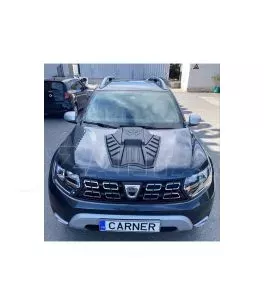 Διακοσμητικό Καπό Dacia Duster 2018+ Μαύρο Χρώμα 