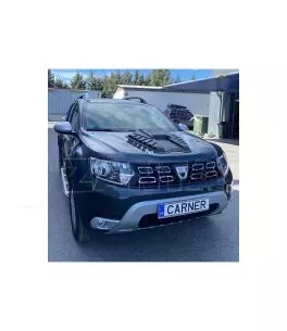Διακοσμητικό Καπό Dacia Duster 2018+ Μαύρο Χρώμα 